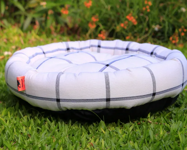 Cama circular artesanal para perros y gatos - Cariños Argentinos